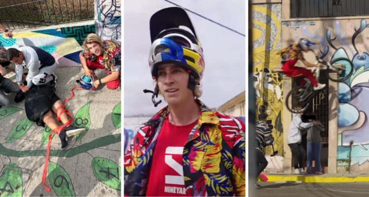 Fabio Wibmer tuvo un accidentado paso por Valparaíso.