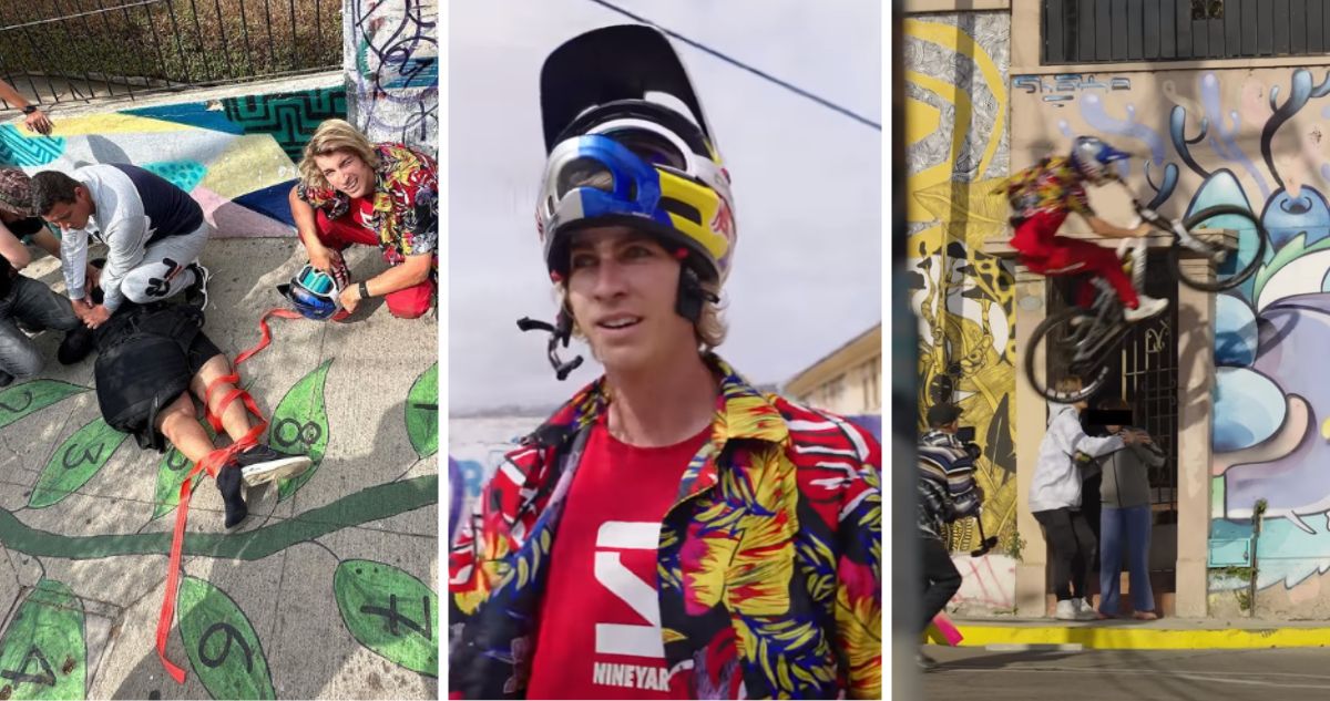 Fabio Wibmer tuvo un accidentado paso por Valparaíso.