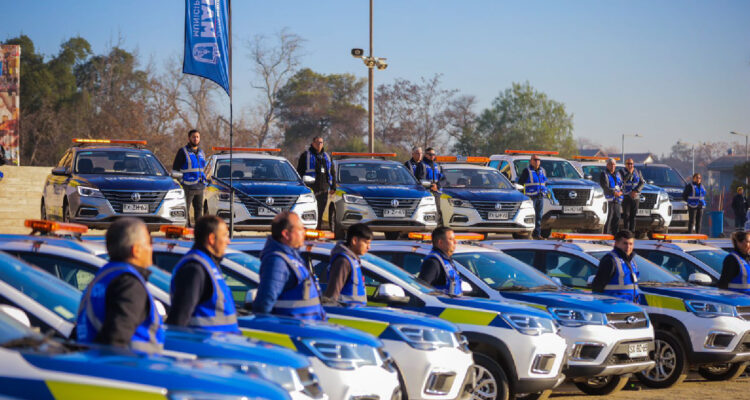 Maipú aumenta su capacidad de patrullaje con el lanzamiento de una nueva flota de seguridad municipal