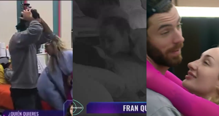 Fran Maira y Lucas Crespo en presuntas acciones de acoso sexual en Gran Hermano