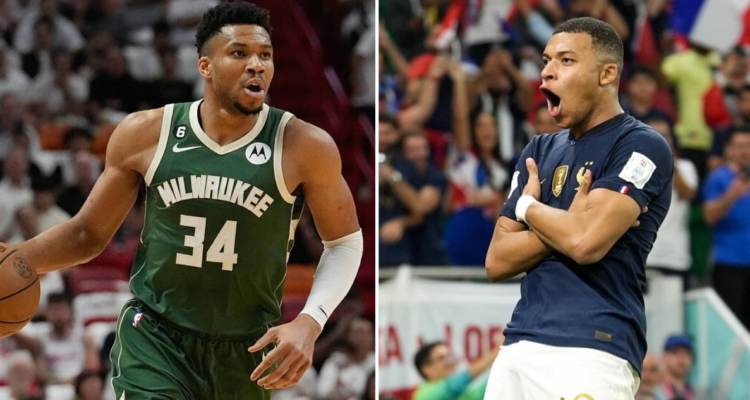 Giannis Antetokounmpo se hace pasar por Kylian Mbappé para fichar por club árabe.