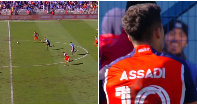 Lucas Assadi aumenta la diferencia para la U ante Huachipato.