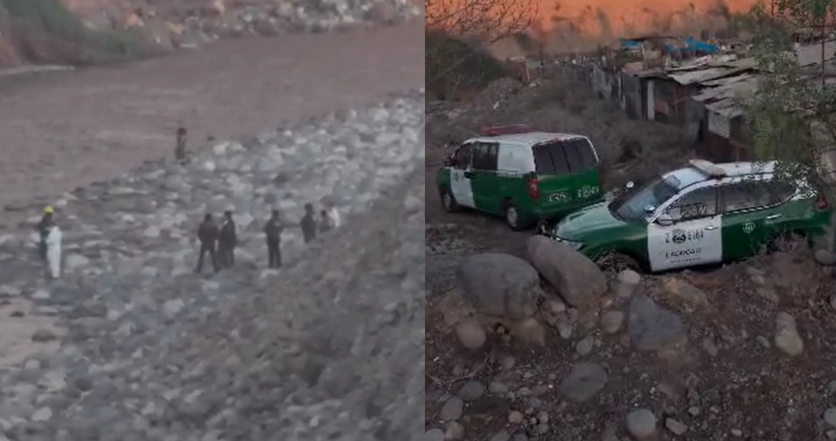 Encuentran parte inferior de un cadáver en la ribera del río Maipo en Pirque