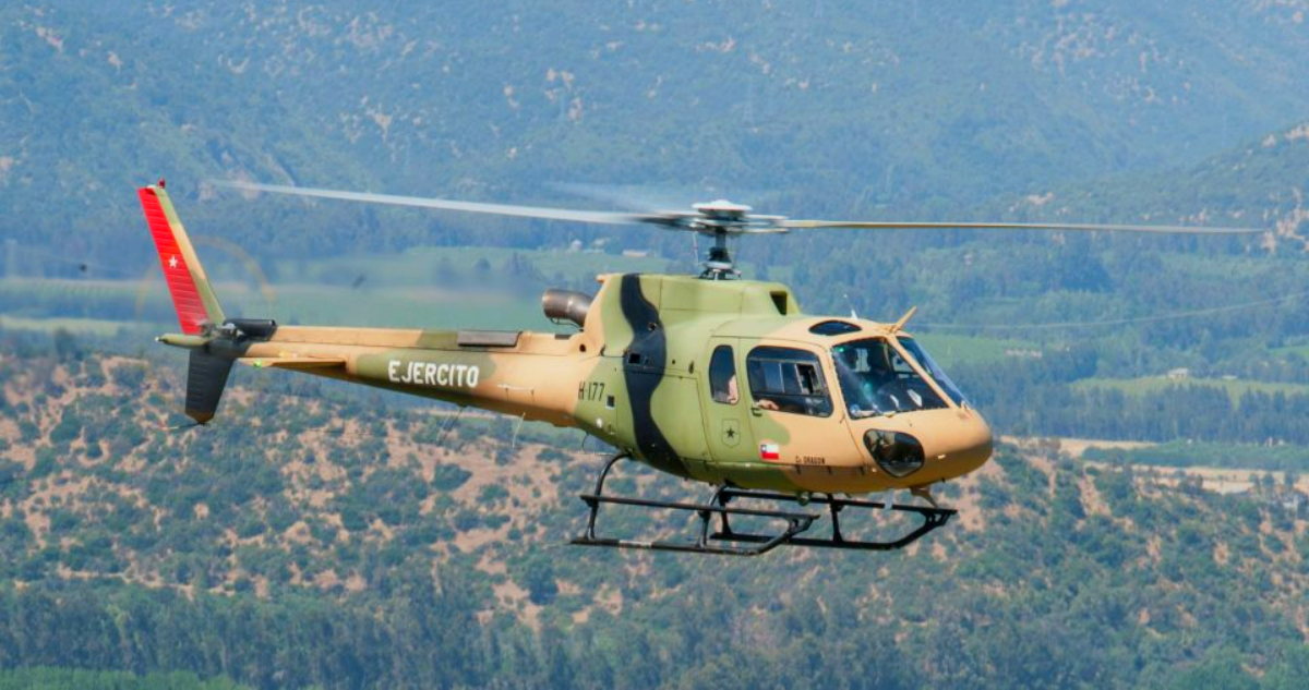 helicoptero del ejercito alto bio bio