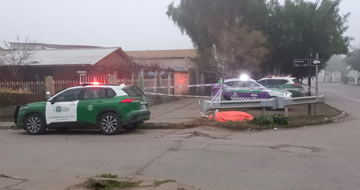Encuentran cuerpo sin vida en una intersección de Conchalí
