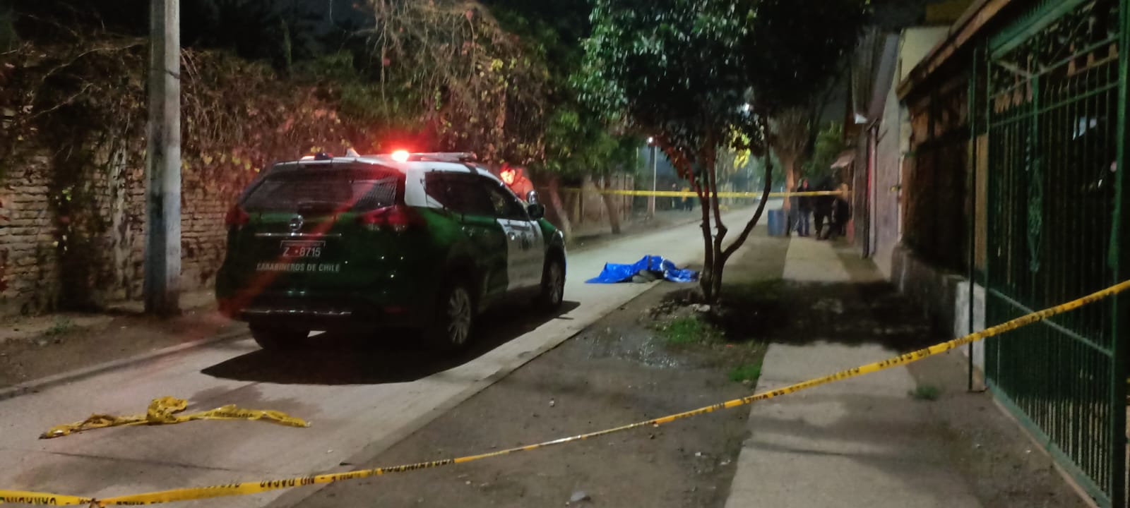 Procedimiento policial por homicidio en Recoleta.