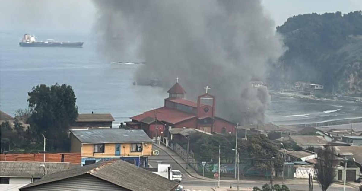 Incendio de viviendas en Puchuncaví