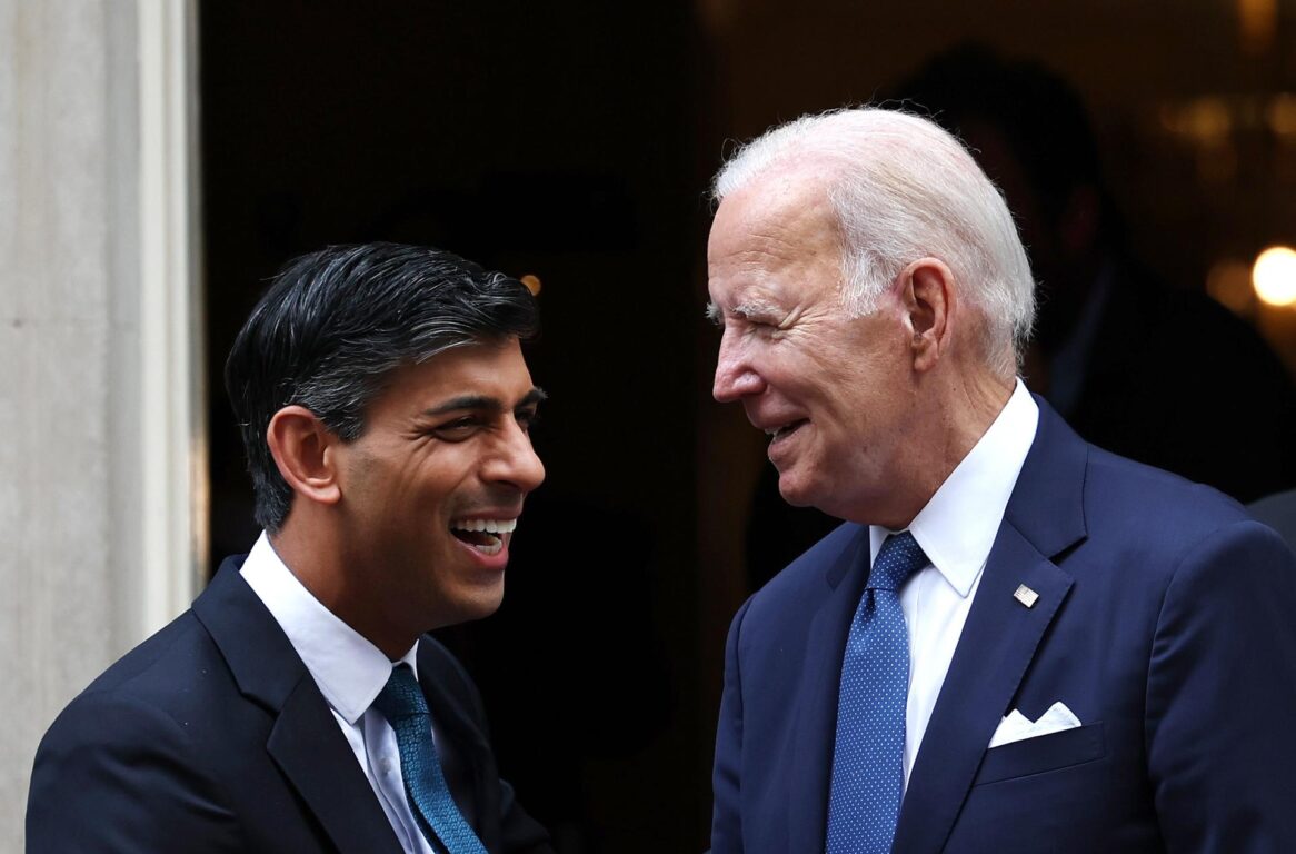 Rishi Sunak y Joe Biden