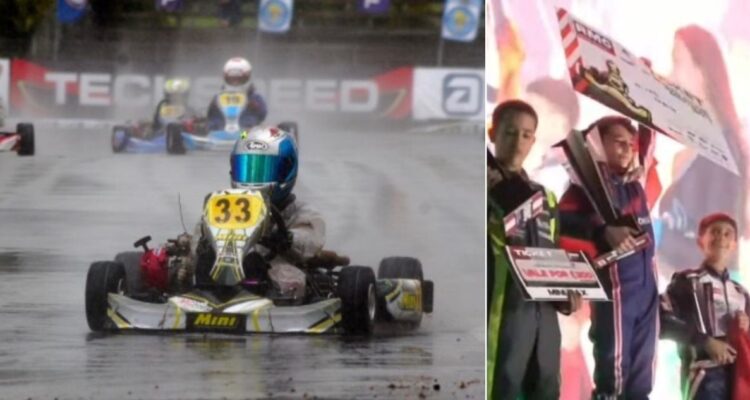 Vicente García, el piloto chileno de 10 años que sacó pasajes para competir karting en Bahrein