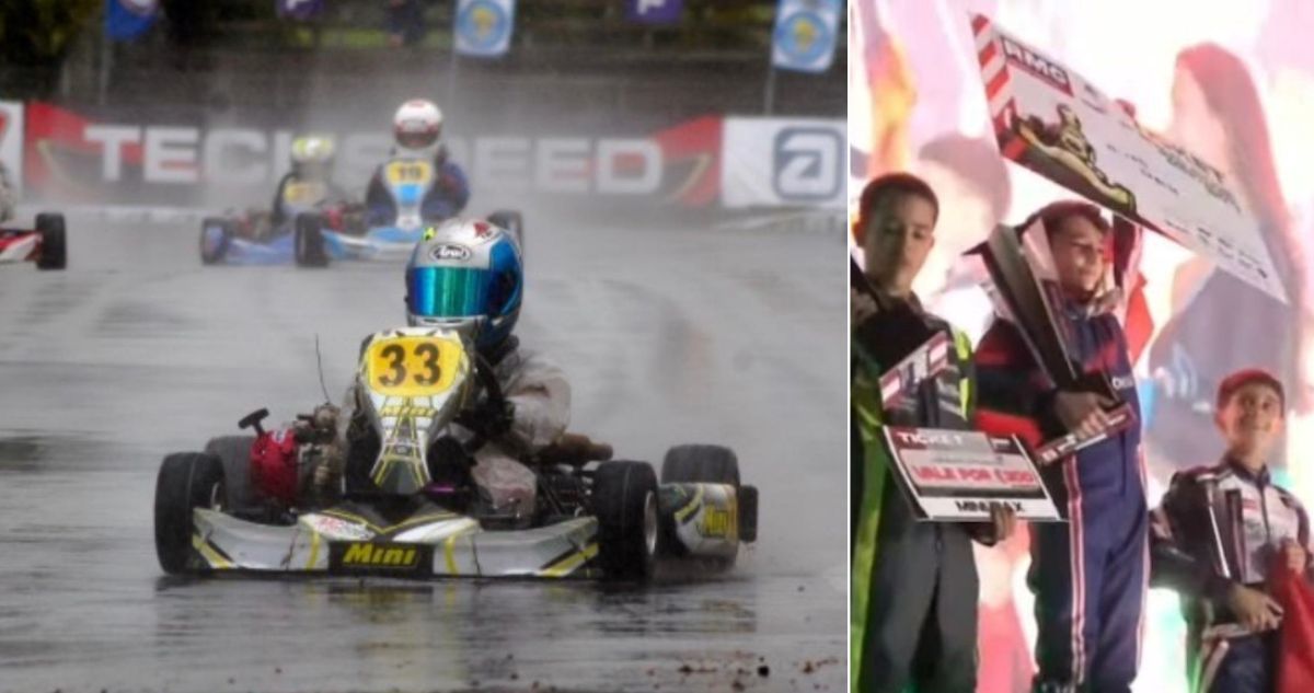 Vicente García, el piloto chileno de 10 años que sacó pasajes para competir karting en Bahrein