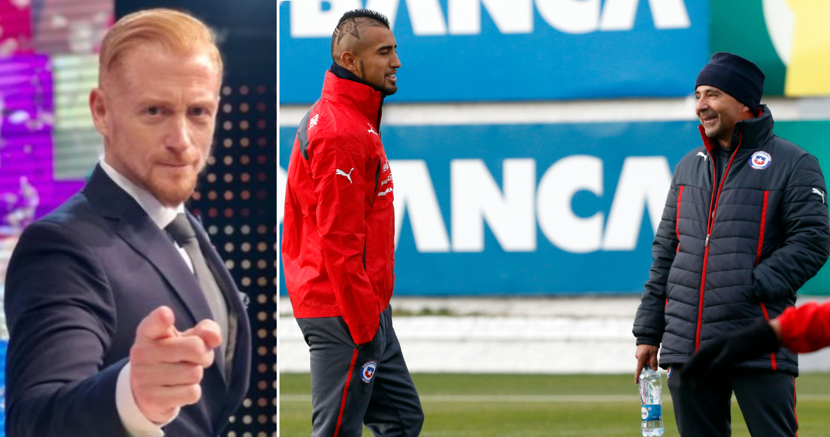 Martín Liberman apunta contra Arturo Vidal por sus fuertes dichos contra Jorge Sampaoli.