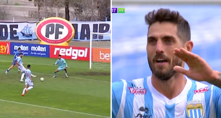 Revisa el gol de Joaquín Larrivey ante Deportes Santa Cruz con la camiseta de Magallanes.