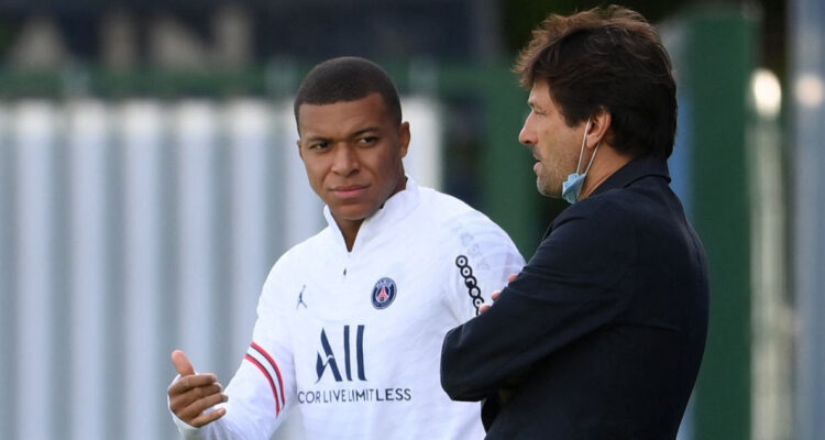 Mbappé y Leonardo en el PSG, foto de Agencia EFE