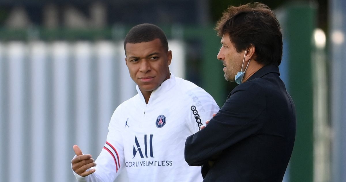 Mbappé y Leonardo en el PSG, foto de Agencia EFE