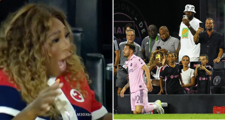 Serena Williams y LeBron James, alucinaron con el debut y gol de Lionel Messi.