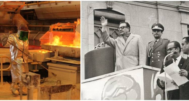 Codelco destaca los 52 años de la nacionalización del cobre y resalta que “Allende puso la firma”