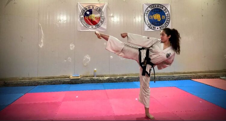 El esfuerzo de taekwondista calerana para dejar a Chile en lo alto en Mundial de Kazajistán
