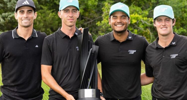 Niemann y Pereira festejan en LIV Golf: equipo de chilenos ganan en Andalucía el tercer título del año