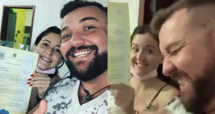 Pareja celebra divorcio