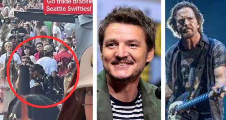 Hija de Eddie Vedder trollea a usuaria que confundió a su padre con Pedro Pascal en concierto de Taylor Swift