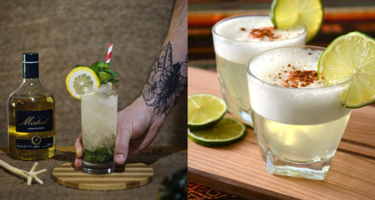 Pisco chileno y peruano