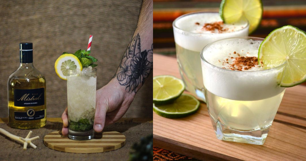 Pisco chileno y peruano