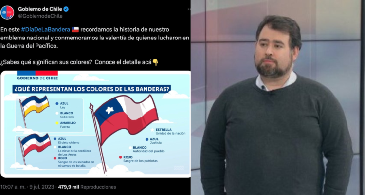Polémica del gobierno por colores de bandera