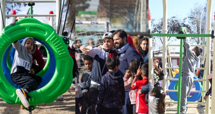 Tras demolición de “castillo narco”: Presidente Boric constata recuperación de plaza en Lo Espejo