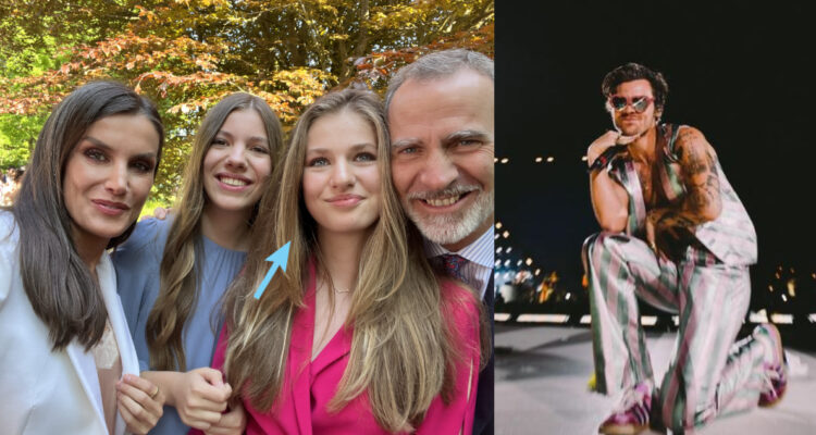 FAMILIA REAL ESPAÑOLA Y HARRY STYLES