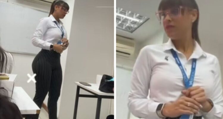 La profesora venezolana destaca por su belleza