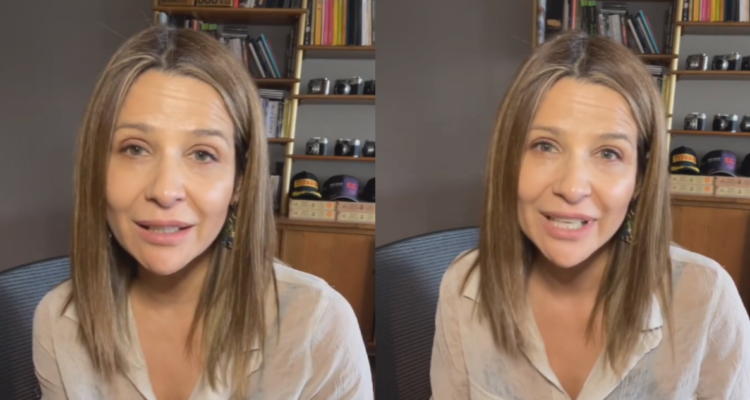 Savka Polak en capturas del video cargado a su cuenta de Instagram