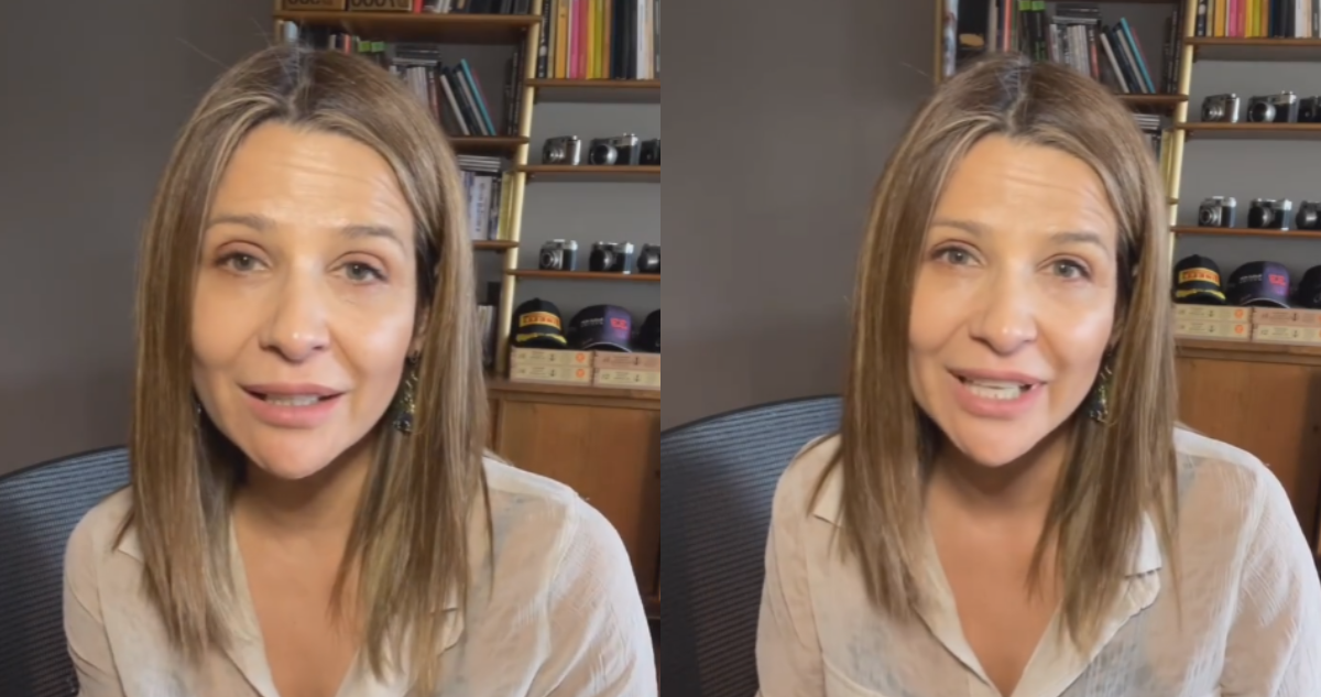 Savka Polak en capturas del video cargado a su cuenta de Instagram