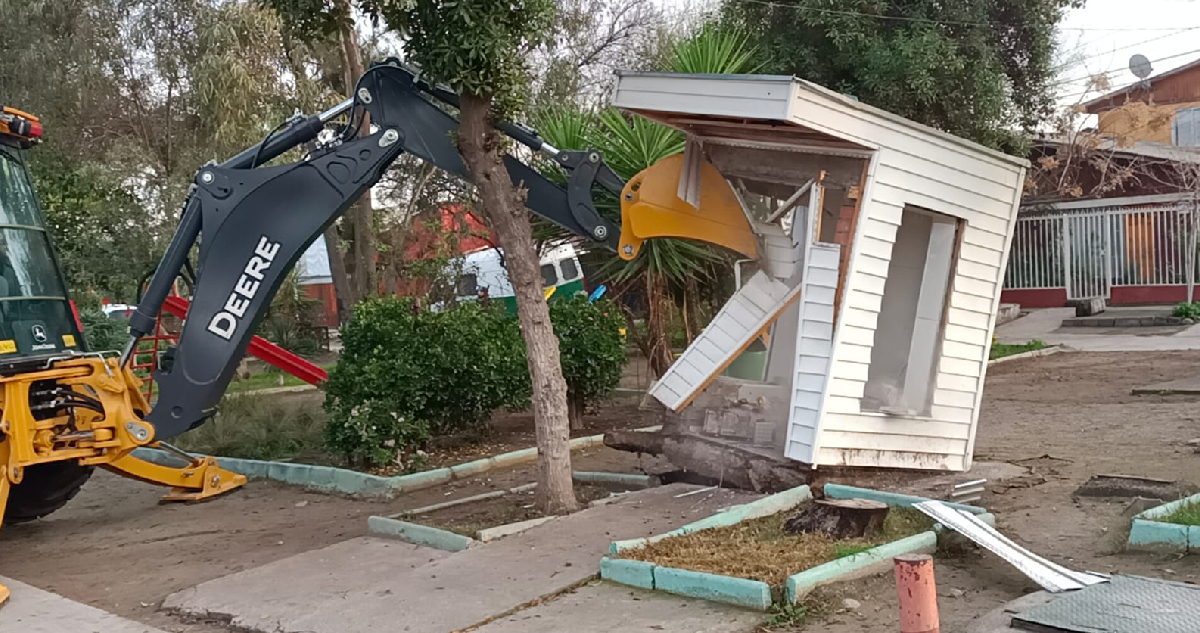 Sexto mausoleo narco fue destruido en San Ramón: en su lugar aumentarán la iluminación y áreas verdes