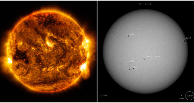 Científicos advierten que el Sol fijó nuevo récord de manchas solares que producen intensas llamaradas