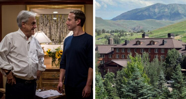 El resort Sun Valley lodge es el lugar elegido por los millonarios para hacer negocios