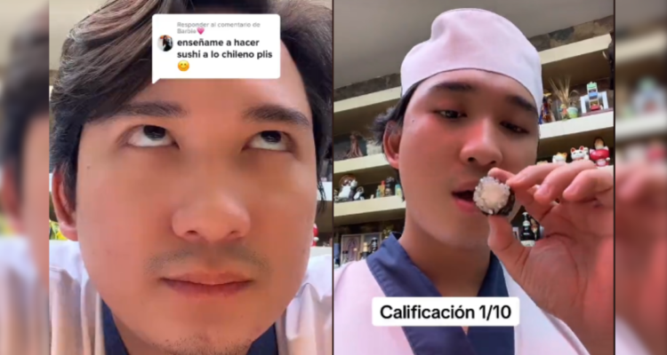 Mexicano critica el sushi chileno