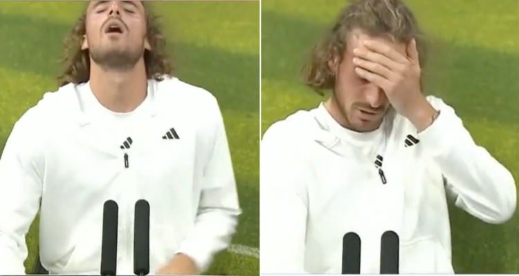 Tsitsipas no para de sufrir en Wimbledon.