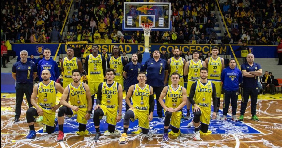 UdeC timbró su 4ta victoria sobre Colegio Los Leones y se coronó como el mejor de la LNB