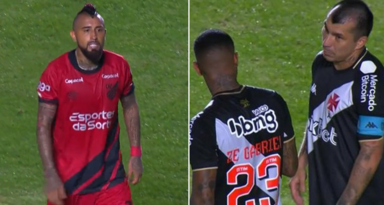Vidal venció a Medel en duelo de chilenos en el Brasileirao.