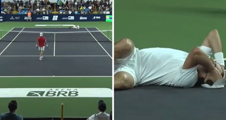 Nicolás Massú sufrió gravísima lesión en torneo de leyendas en Brasil.