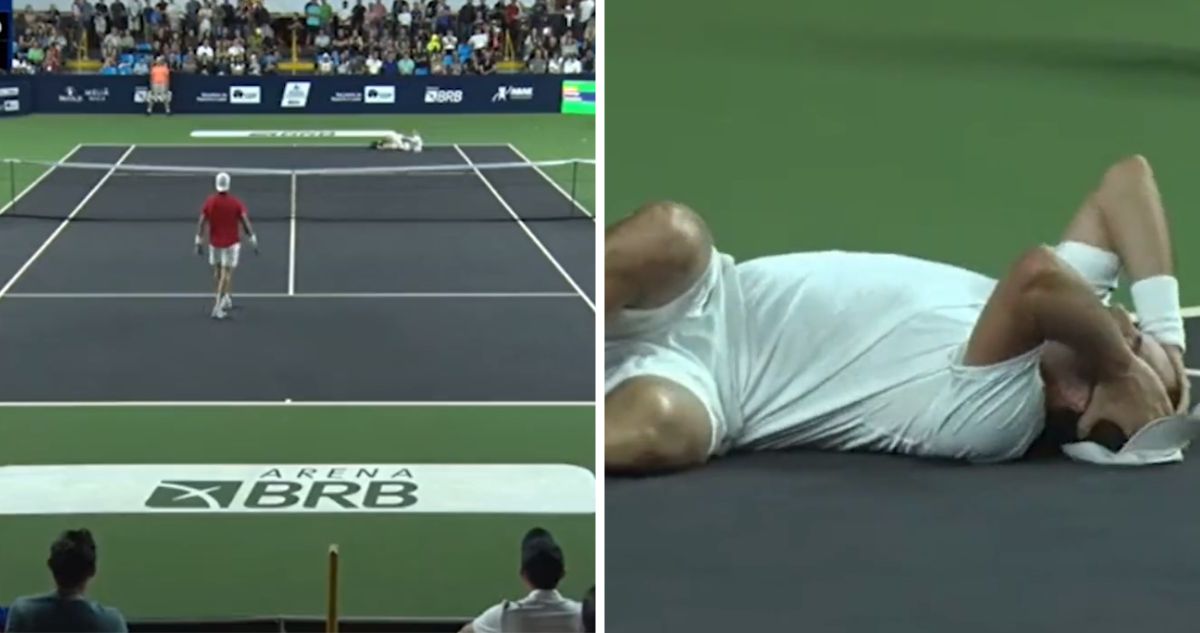 Nicolás Massú sufrió gravísima lesión en torneo de leyendas en Brasil.
