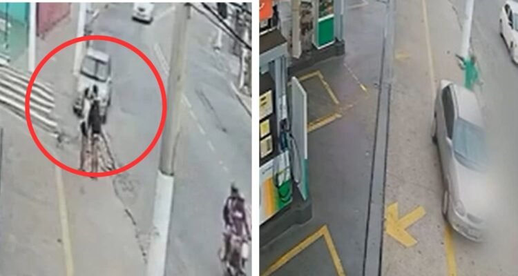 En un fatídico accidente en Brasil, hombre murió atropellado por un conductor ebrio mientras se besaba con su novia en la calle.