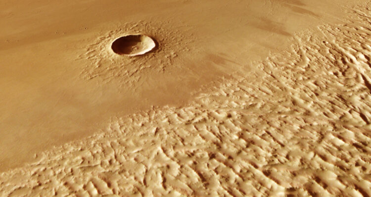 Encuentran nuevas pruebas de que hubo agua en Marte en uno de los volcanes más altos del Sistema Solar