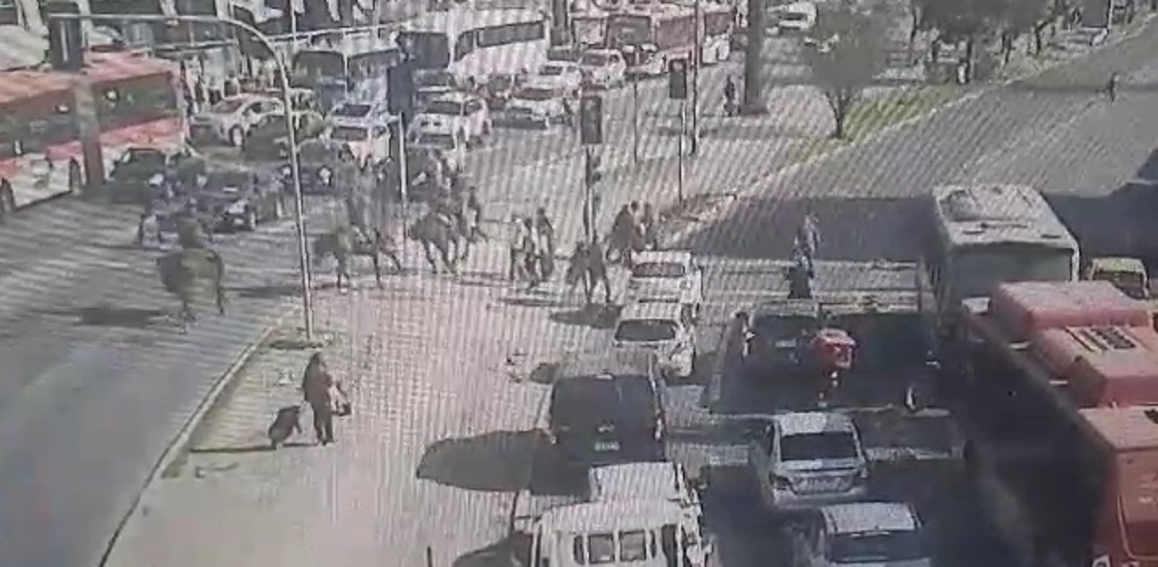 Amenaza a carabinero en Estación Central