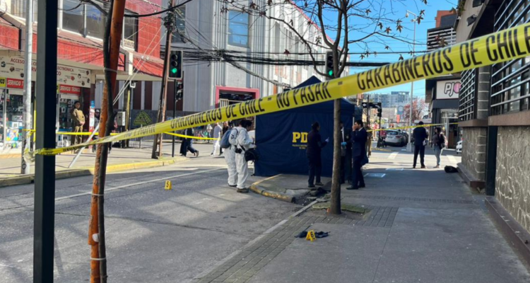 Identifican a hombre asesinado en pleno centro de Concepción
