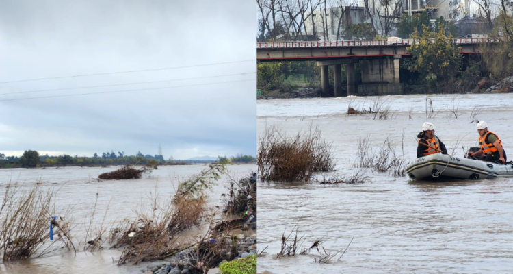 Inician búsqueda de hombre que habría caído al lecho del río Ñuble