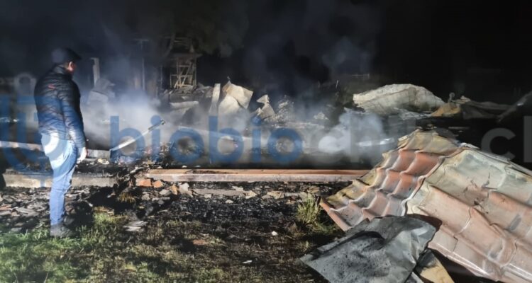 Nuevo ataque incendiario en Cañete deja tres viviendas destruidas