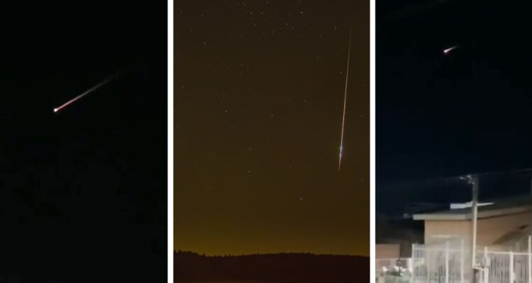 Una bola de fuego fue vista en tres países