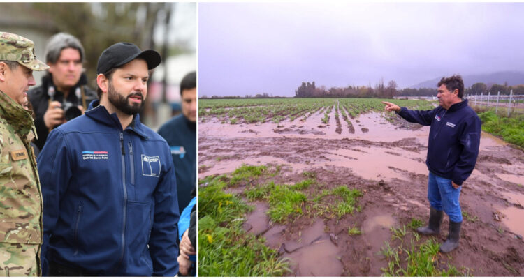 Entre $500 mil y $5 millones: Bono para agricultores anunciado por Boric variará según afectación