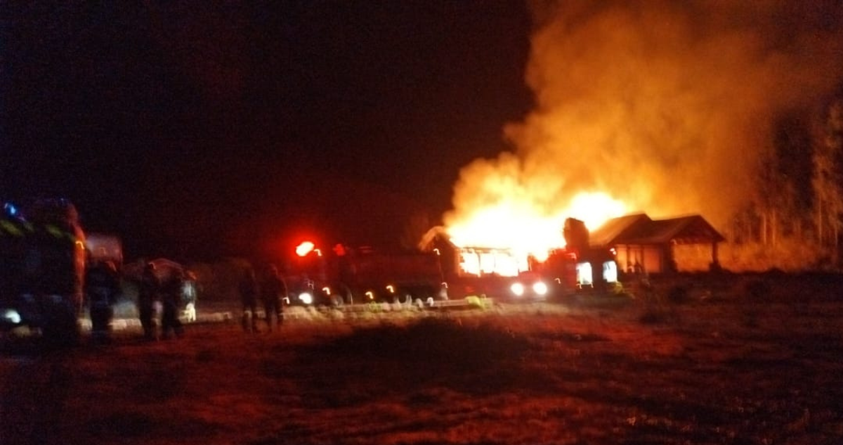 Ataque incendiario en Peleco | Twitter (X)